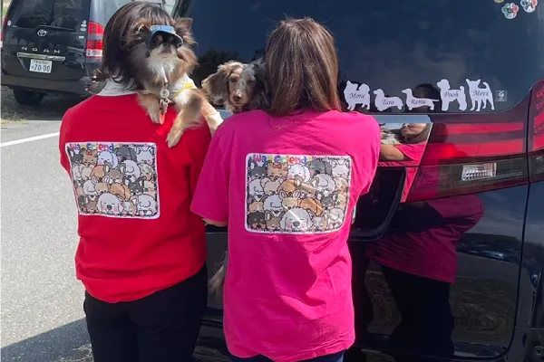 埼玉県M様愛犬家グループTシャツ作成