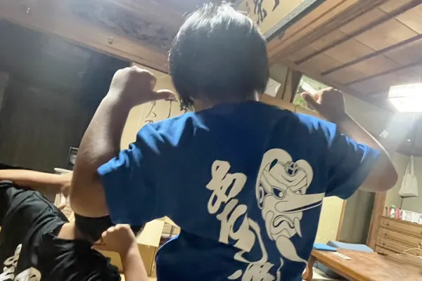 徳島県阿波踊りあたご連様オリジナルTシャツ作成