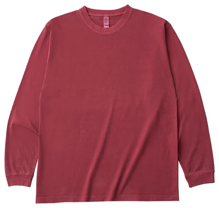ヴィンテージカラー長袖Tシャツリブ付き（6.6オンス ）
