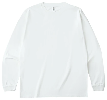 ヴィンテージカラー長袖Tシャツリブ付き（6.6オンス ）