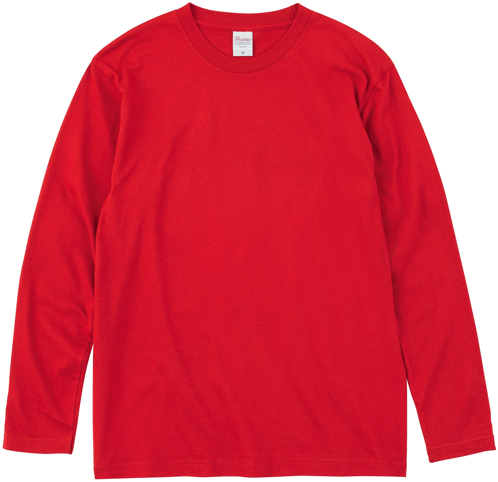 ベーシック長袖Tシャツ（リブ無し）