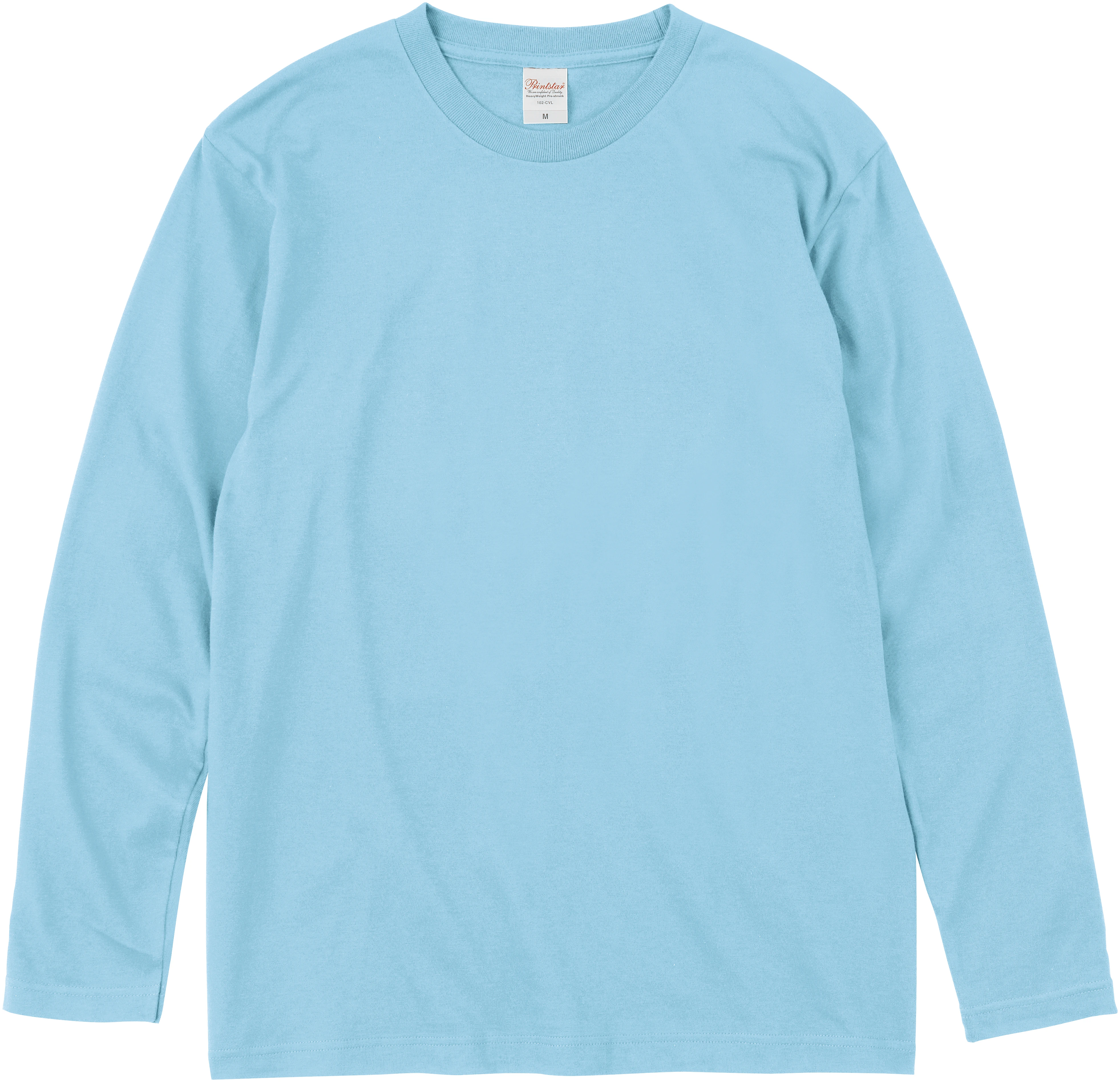 ベーシック長袖Tシャツ（リブ無し）