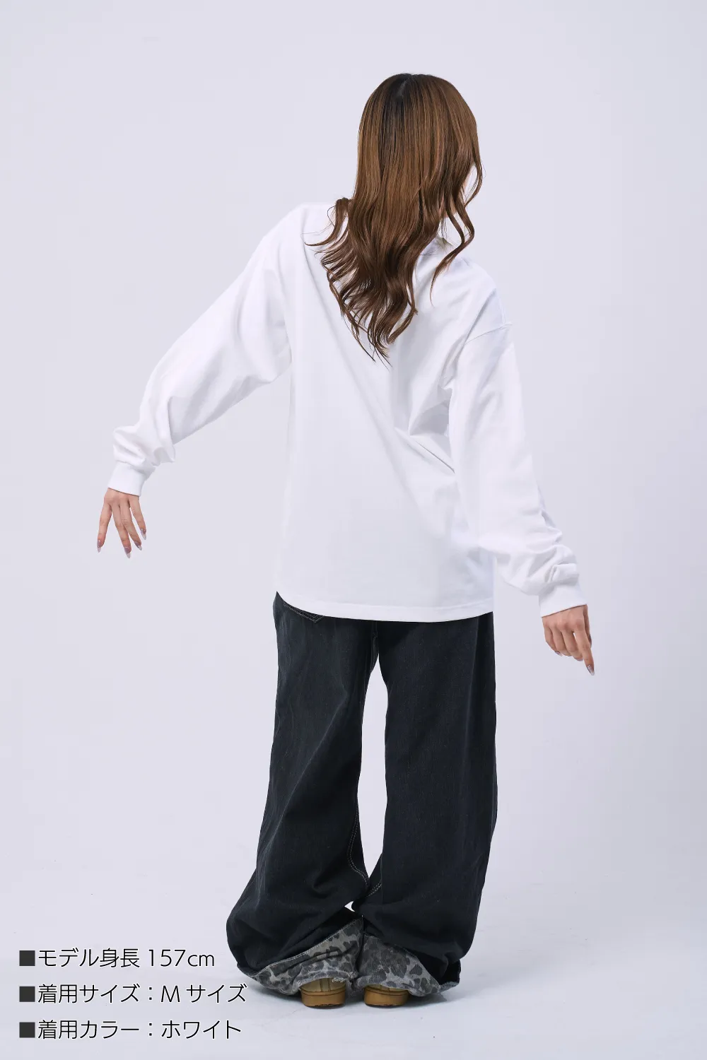 9.1オンス マグナムウェイト ビッグシルエット長袖Tシャツ