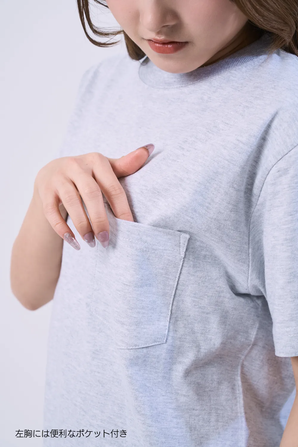 胸ポケ付きハイクオリティTシャツ