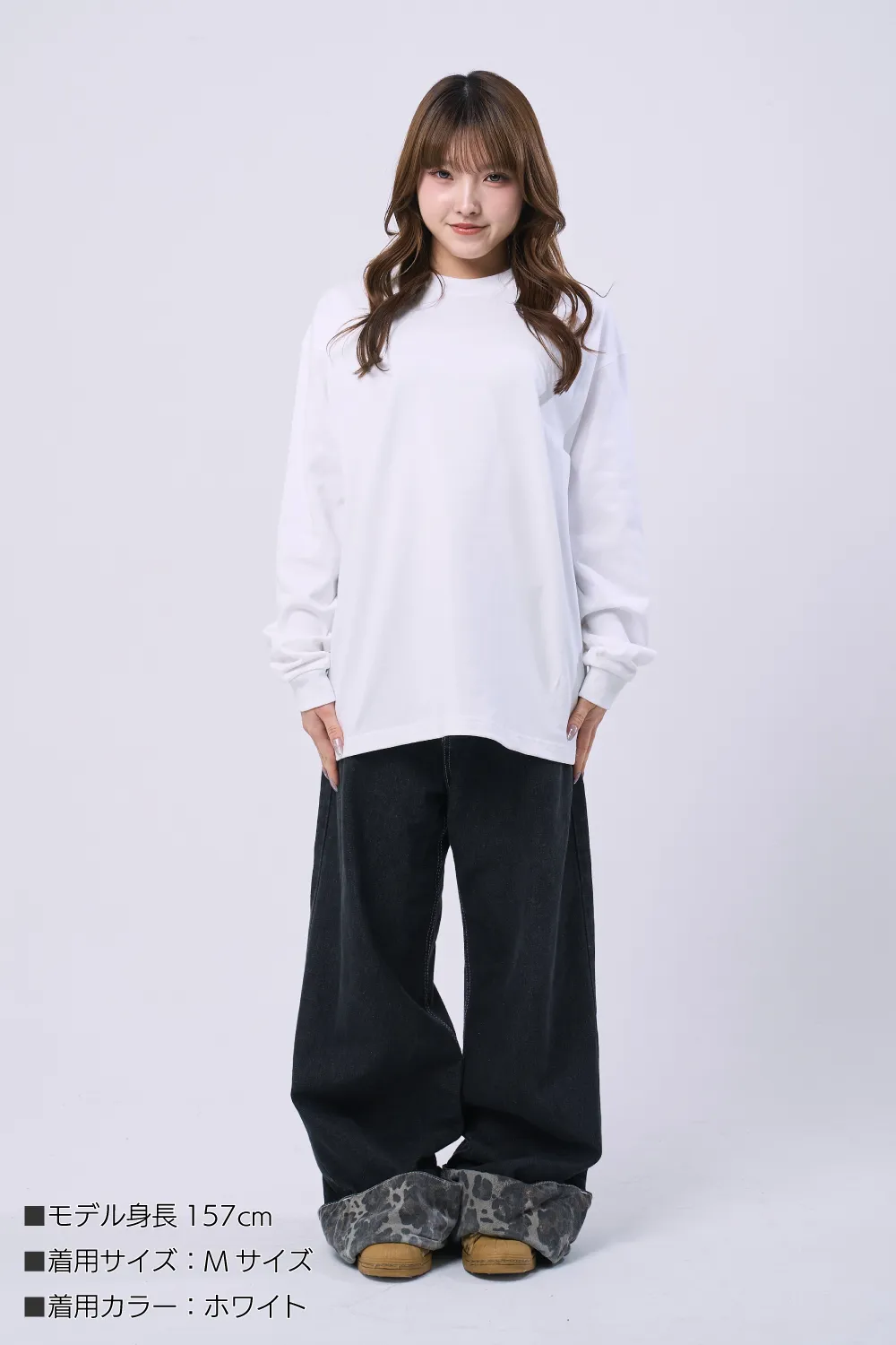 9.1オンス マグナムウェイト ビッグシルエット長袖Tシャツ